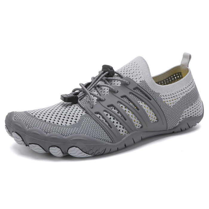Lightweight Mesh Barefoot Sneakers with Lace-Up Closure