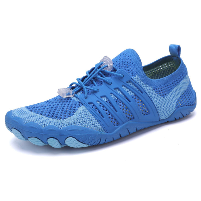 Lightweight Mesh Barefoot Sneakers with Lace-Up Closure