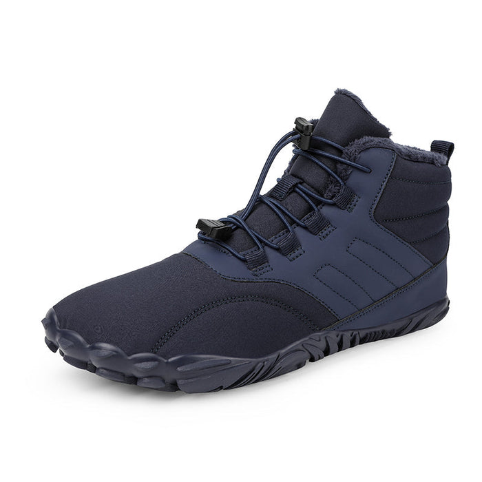 Fleece-Lined Barefoot Winter Hiking Boots Waterproof