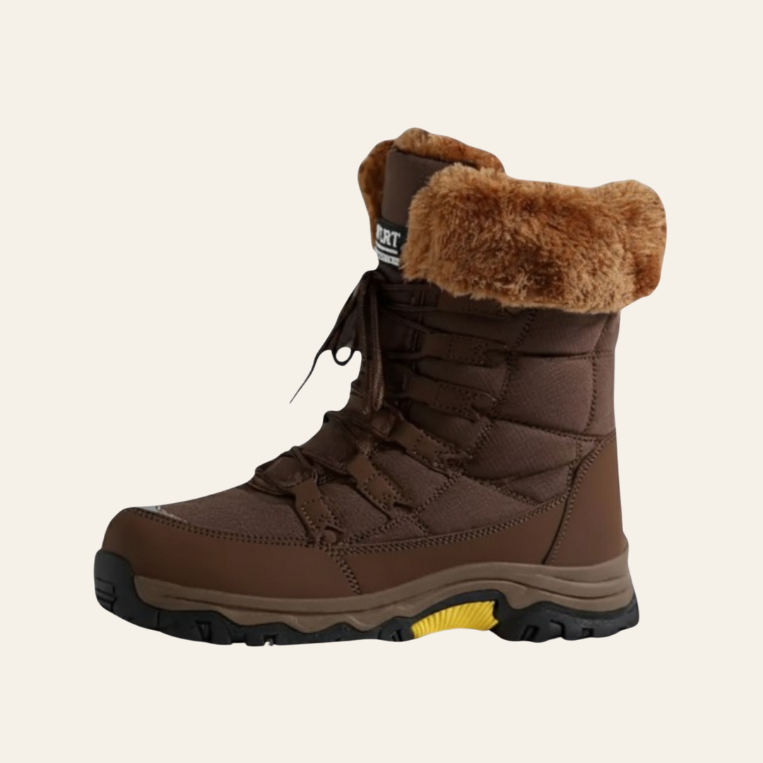 FrostAlign Women’s Waterproof Fleece-Lined Orthopedic Boots