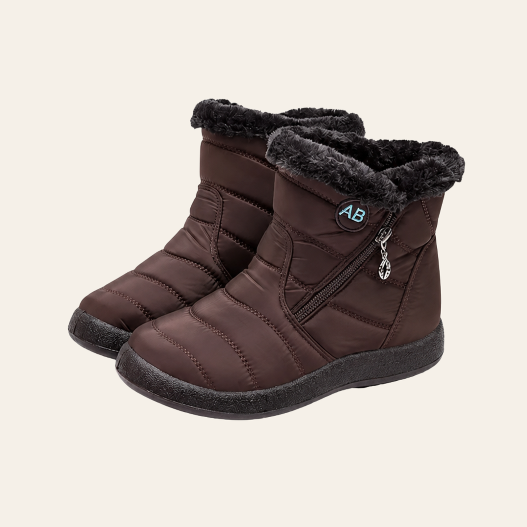 FrostTrek Women’s Waterproof Fleece-Lined Winter Boots