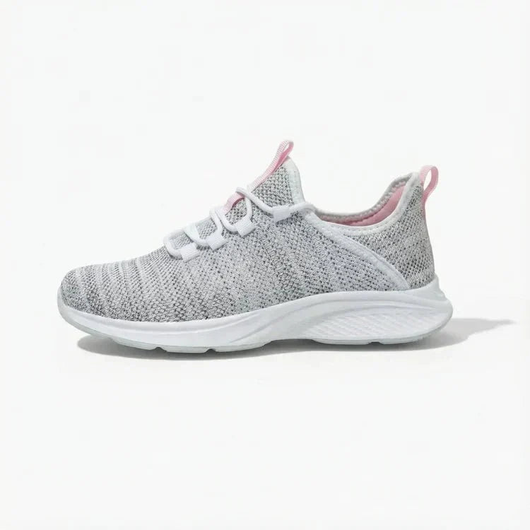 Wide Fit Ortho Comfort Sneakers with Impact-Absorbing Sole