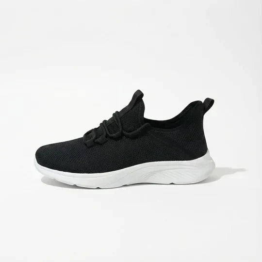 Wide Fit Ortho Comfort Sneakers with Impact-Absorbing Sole