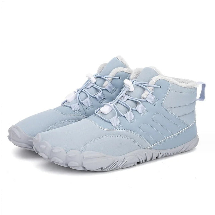 Winter High-Top Barefoot Shoes with Fleece Lining