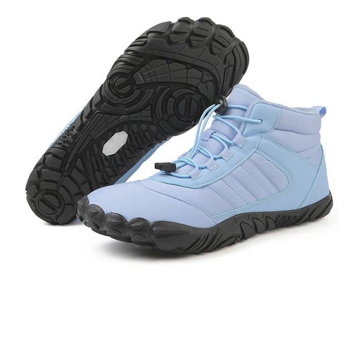 Fleece-Lined Winter Barefoot Shoes with Non-Slip Sole