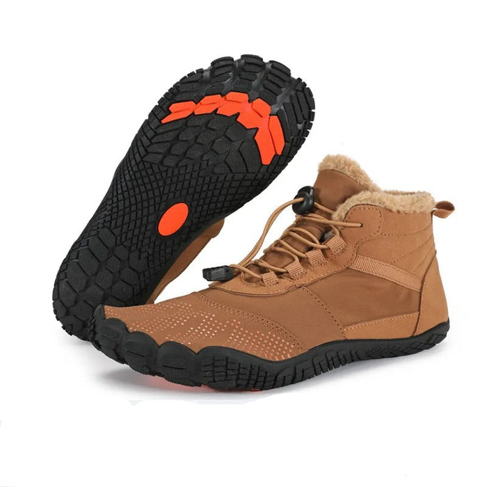 Waterproof Insulated Barefoot Ankle Boots with Fleece