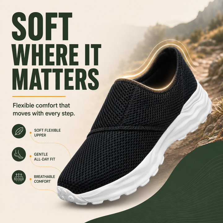 FlexiStep Breathable Orthopedic Slip-On Shoes
