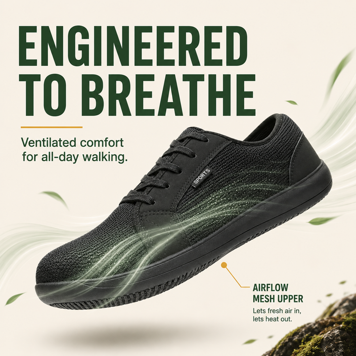 TerraBare Men’s Wide-Toe Orthopedic Walking Shoes