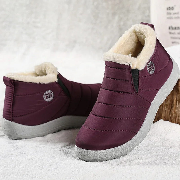 Women's Fleece-Lined Winter Ankle Boots Waterproof