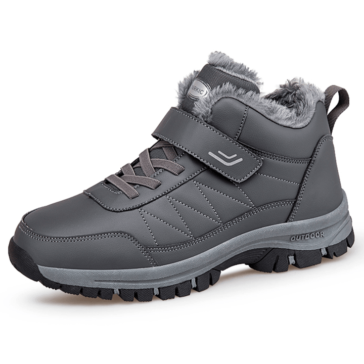 Insulated Non-Slip Winter Boots with Fleece Lining and Wide Toe Box