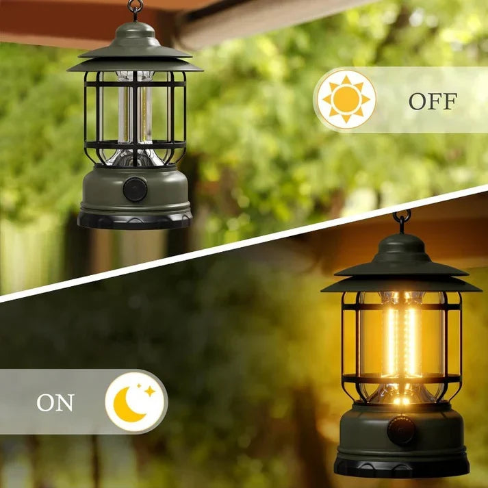 Portable Vintage LED Camp Lantern