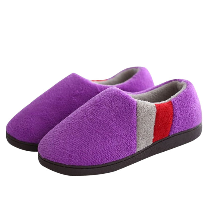 Men's Fleece House Slippers Closed-Toe Indoor Outdoor