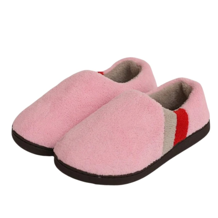Men's Fleece House Slippers Closed-Toe Indoor Outdoor