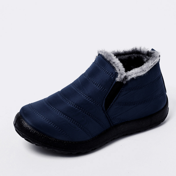 Women's Quilted Ankle Boots Fleece-Lined Waterproof