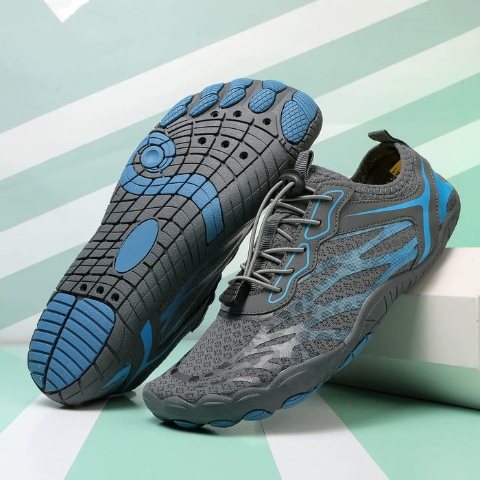 Women's Barefoot Mesh Athletic Shoes Lace-Up Flexible