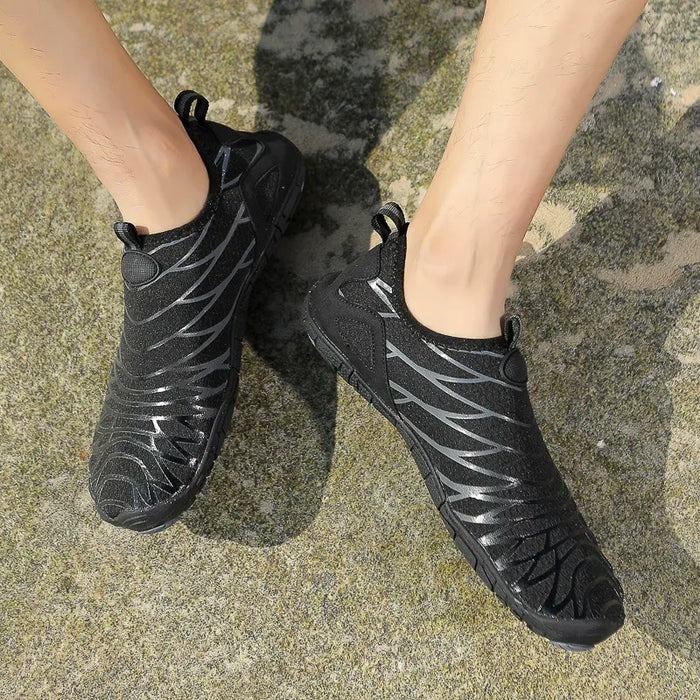 Athletic Slip-On Sneakers Barefoot Design Textured Upper