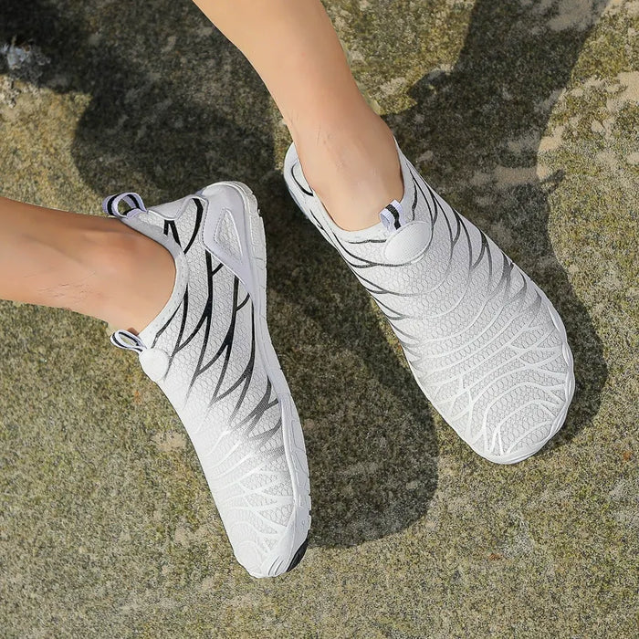 Athletic Slip-On Sneakers Barefoot Design Textured Upper