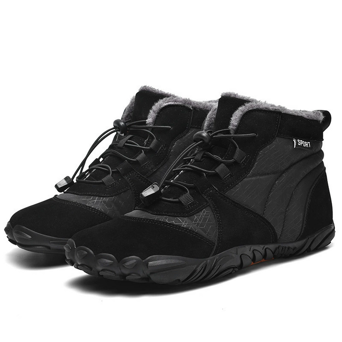 Winter Ankle Boots with Fleece Lining Waterproof