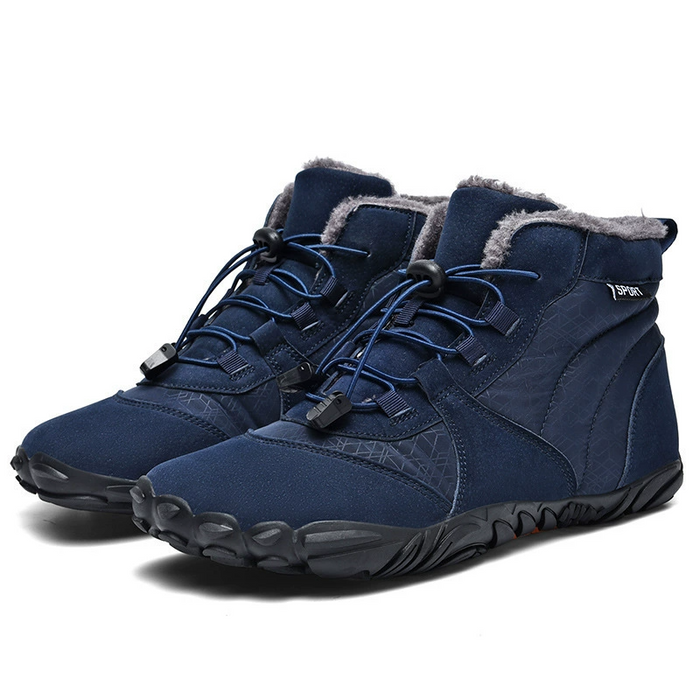 Winter Ankle Boots with Fleece Lining Waterproof
