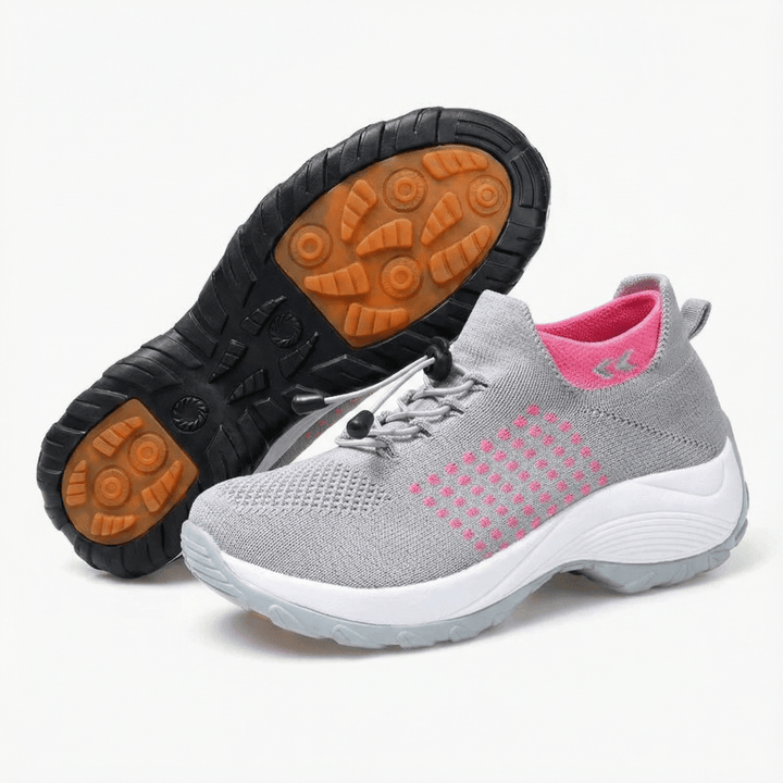 Ortho Stretch Cushion Walking Shoes with Arch Support