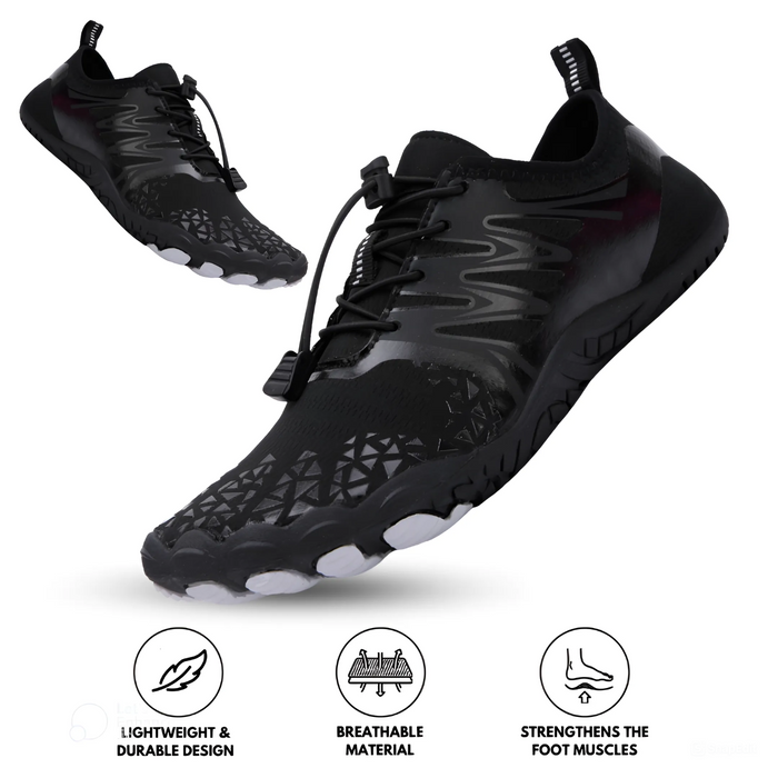 Men's Barefoot Athletic Shoes Lace-Up Breathable