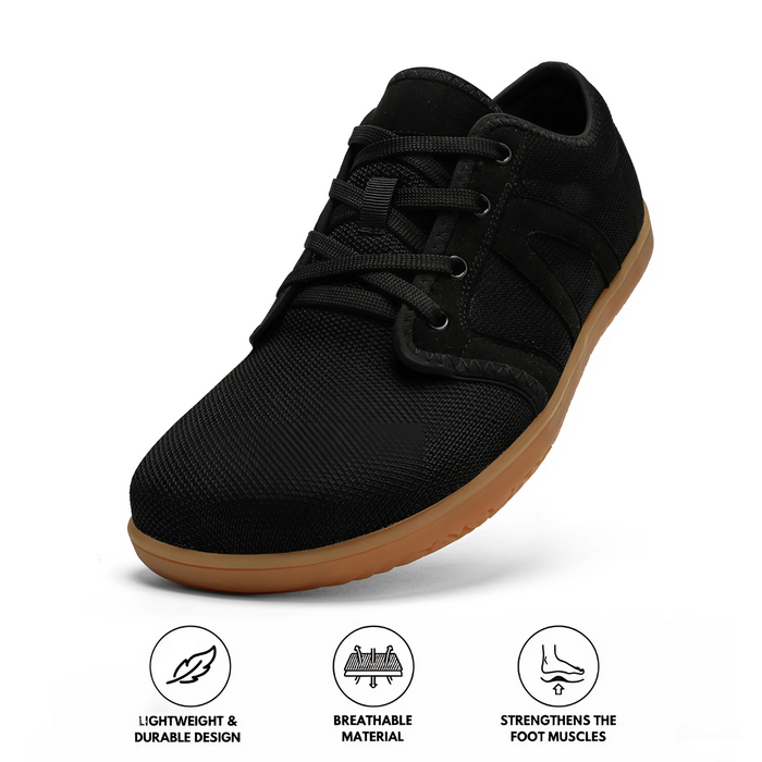 Men's Barefoot Sneakers Lace-Up Lightweight for Walking