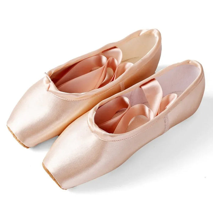 Women's Ballet Flats with Elastic Strap and Wide Toe Box